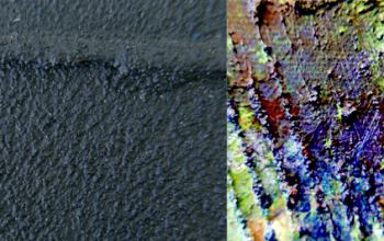 Lascaux Modelling Paste C Black Earth Anwendung