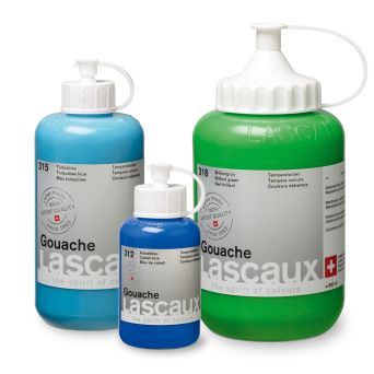 Lascaux Acrylic Gouache Paint Silver 85 ml Bottle